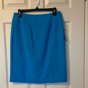 Worthington Vibrant Blue Pencil Skirt